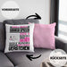 Squash-Spieler Geschenk Kaffee-Kissen mit Füllung 40x40 Geschenkidee für Squash-Spieler Ich Bin Squash-Spieler Ich Kann Es Dir Erklären Jedoch Nicht Für Dich Verstehen Spruch Lustig (Grau) Rosa Trendation