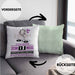 DJ Geschenk Kissen mit Füllung 40x40 Ich Bin DJ Aber Sag Doch Einfach Superheld Lustige Geschenkdiee für DJ (Grau) Grün Trendation
