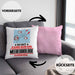 Meeresbiologe Geschenk Kissen mit Füllung 40x40 So Gut Kann Nur Ein Meeresbiologe Aussehen Geschenkidee (Grau) Rosa Trendation