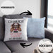 Australian Shepherd Besitzer Kissen mit Füllung 40x40 Geschenk Lustiger Spruch Geschenkidee Ich Kann Nicht Mein Australian Shepherd Hat Nein Gesagt (Grau) Blau Trendation