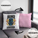 Schweißen Kissen mit Füllung 40x40 Geschenk Schmied Schweißer Geschenkidee Metallbauer (Grau) Rosa Trendation