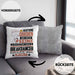 Breakdancer Geschenk Kissen mit Füllung 40x40 Lustiger Spruch Erheben Sie Sich Der Breakdancer Betritt den Raum (Grau) Grau Trendation