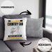 Country-Fan Kissen mit Füllung 40x40 Geschenk für Country-Fan Geburtstag Lustiger Spruch Was Ist Deine Superkraft (Grau) Grau Trendation