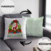 Schrott-Wichtelgeschenk für Frauen Kollegen Geschenk Wichteln Weihnachten Weihnachten Geschenkidee SchrottwichtelnKissen mit Füllung 40x40 (Grau) Grün Trendation