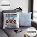 Französische Bulldogge Besitzer Kissen mit Füllung 40x40 Geschenk Lustiger Spruch Geschenkidee Besitzerin Französische Bulldogge Haben Personal (Grau) Blau Trendation