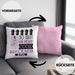 Marathonläuferin Geschenk Kissen mit Füllung 40x40 Lustig Geschenkidee für Marathonläuferin Geburtstag So Sieht Eine Richtig Coole Marathonläuferin Aus Frauen Spruch (Grau) Rosa Trendation