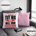 Dirigent Geschenk Orchester Chorleiter Geschenkidee Kissen mit Füllung 40x40 Der Tut Nix Der Will Nur Dirigieren (Grau) Rosa Trendation