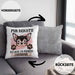 Chihuahua Besitzer Kissen mit Füllung 40x40 Geschenk Lustiger Spruch Geschenkidee Mir Reichts Ich Geh Zu Meinem Chihuahua (Grau) Grau Trendation