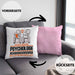 Psychologe Geschenk Kissen mit Füllung 40x40 Ich Bin Psychologe Aber Sag Doch Einfach Superheld Lustige Geschenkdiee für Psychologe (Grau) Rosa Trendation