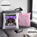 Rottweiler Besitzerin Kissen mit Füllung 40x40 Geschenk Lustiger Spruch Geschenkidee Personal Stalker (Grau) Rosa Trendation