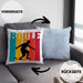 Boule Kissen mit Füllung 40x40 für Boule-Spieler als Geschenkidee Spruch (Grau) Blau Trendation