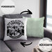 Trucker Geschenk Kissen mit Füllung 40x40 Der Weg Ist Das Ziel Trucker LKW Fahrer Geschenkidee (Grau) Grün Trendation