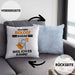 Biologe Geschenk Kissen mit Füllung 40x40 Lustiger Spruch Ich Bin Biologe Warum Weil Ich Es Kann Geschenkidee Bester Biologe Geburtstag (Grau) Blau Trendation