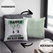 Rapper Kissen mit Füllung 40x40 Geschenk für Rapper Der Mann Der Alles Kann Geschenkidee zum Geburtstag (Grau) Grün Trendation