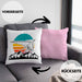 Kissen mit Füllung 40x40 Drachenflieger-Grafik Geschenk Drachenfliegen Drachenflieger Hängegleiter (Grau) Rosa Trendation
