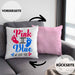 Kissen mit Füllung 40x40 Gender Reveal Geschenk Pink Or Blue We Love You Baby Überraschung (Grau) Rosa Trendation