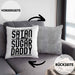 Satan Is My Sugar Daddy Geschenk Kissen mit Füllung 40x40 Satanisten (Grau) Grau Trendation