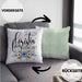 Floristin Aus Leidenschaft Kissen mit Füllung 40x40 Geschenk Blumen Floristin Geschenkidee (Grau) Grün Trendation