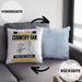 Country-Fan Kissen mit Füllung 40x40 Geschenk für Country-Fan Geburtstag Lustiger Spruch Was Ist Deine Superkraft (Grau) Blau Trendation