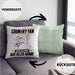 Country-Fan Kissen mit Füllung 40x40 Geschenk für Country-Fan Der Mann Der Alles Kann Geschenkidee zum Geburtstag (Grau) Grün Trendation