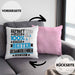 Gesangslehrer Geschenk Lustiger Spruch für Gesangslehrer Geschenkidee Bester Gesangslehrer Der WeltKissen mit Füllung 40x40 (Grau) Rosa Trendation