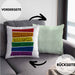 LGBTQ Kissen mit Füllung 40x40 Geschenk Schwule Lesben Geschenkidee The World Has Bigger Problems Gender Equality Häferl (Grau) Grün Trendation
