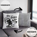 Lustige Kissen mit Füllung 40x40 "It's Line Dance Time" Geschenk Line Dance Fans (Grau) Grau Trendation