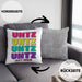 Untz Untz Untz Just Rave Kissen mit Füllung 40x40 Geschenk Techno Geschenkidee Raver Geburtstag (Grau) Grau Trendation