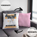 Basketballspieler Kissen mit Füllung 40x40 Geschenk für Basketballspieler Geburtstag Lustiger Spruch Was Ist Deine Superkraft (Grau) Rosa Trendation