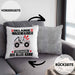 Geländewagenfahrer Kissen mit Füllung 40x40 Geschenk für Geländewagenfahrer Der Mann Der Alles Kann Geschenkidee zum Geburtstag (Grau) Grau Trendation
