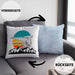 Kissen mit Füllung 40x40 Drachenflieger-Grafik Geschenk Drachenfliegen Drachenflieger Hängegleiter (Grau) Blau Trendation
