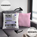 Stiefenkel Geschenk Lustiger Spruch für Stiefenkel Geschenkidee Bester Stiefenkel Der WeltKissen mit Füllung 40x40 (Grau) Rosa Trendation