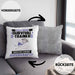 Survival-Trainer Kissen mit Füllung 40x40 Geschenk für Survival-Trainer Geburtstag Lustiger Spruch Was Ist Deine Superkraft (Grau) Grau Trendation