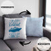 Kissen mit Füllung 40x40 Kreuzfahrt Lustiges Geschenk Kreuzfahrt-Fans Schiffsmotiv Spruch (Grau) Blau Trendation