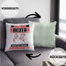 Boxer Kissen mit Füllung 40x40 Geschenk für Boxer Geburtstag Lustiger Spruch Was Ist Deine Superkraft (Grau) Grün Trendation