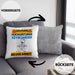 Keyboarder Kissen mit Füllung 40x40 Geschenk Lustiger Spruch Geschenkidee für Keyboarder Achtung Hochleistungs Keyboarder Bei Der Arbeit (Grau) Grau Trendation