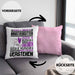 Haustiersitter Geschenk Kaffee-Kissen mit Füllung 40x40 Geschenkidee für Haustiersitter Ich Bin Haustiersitter Ich Kann Es Dir Erklären Jedoch Nicht Für Dich Verstehen Spruch Lustig (Grau) Rosa Trendation