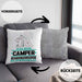 Camper Geschenk Kissen mit Füllung 40x40 Ich Bin Camper Aber Sag Doch Einfach Superheld Lustige Geschenkdiee für Camper (Grau) Grau Trendation