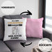 Curlingspieler Geschenk Kissen mit Füllung 40x40 Lustiger Spruch Ich Bin Curlingspieler Warum Weil Ich Es Kann Geschenkidee Bester Curlingspieler Geburtstag (Grau) Rosa Trendation