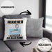Ruderer Kissen mit Füllung 40x40 Geschenk für Ruderer Der Mann Der Alles Kann Geschenkidee zum Geburtstag (Grau) Grau Trendation