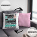 Tierfreund Geschenk Kissen mit Füllung 40x40 Lustige Geschenkidee für Tierfreund Geburtstag Niemand Ist Perfekt Aber Als Tierfreund Ist Man Nah Dran (Grau) Rosa Trendation