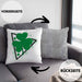 St Patricks Day Kissen mit Füllung 40x40 Kleeblatt Irisch Irland Geschenkidee (Grau) Grau Trendation