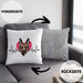 Schäferhund Besitzer Kissen mit Füllung 40x40 Geschenk Lustiger Spruch Geschenkidee Herzschlag Schäferhund (Grau) Grau Trendation