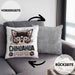 Chihuahua Papa Besitzer Kissen mit Füllung 40x40 Geschenk Lustiger Spruch Geschenkidee Chihuahua Liebhaber (Grau) Grau Trendation