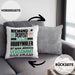 Hobbymaler Geschenk Kissen mit Füllung 40x40 Lustige Geschenkidee für Hobbymaler Geburtstag Niemand Ist Perfekt Aber Als Hobbymaler Ist Man Nah Dran (Grau) Grau Trendation