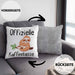 Offizielle Geschenk Kaffeetrinker Geschenkidee Kaffee-Kissen mit Füllung 40x40 (Grau) Grau Trendation