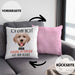 Golden Retriever Besitzer Kissen mit Füllung 40x40 Geschenk Lustiger Spruch Geschenkidee Ich Kann Nicht Mein Golden Retriever Hat Nein Gesagt (Grau) Rosa Trendation