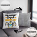 Pinguine Geschenk Kissen mit Füllung 40x40 Mädchen Geschenkdiee Pinguin-Liebhaberin Ich Mag Halt Einfach Pinguine Ok (Grau) Grau Trendation