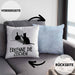 Erkenne Die Zeichen Kissen mit Füllung 40x40 Geschenk Kissen mit Füllung 40x40 Mittelfing** Geschenkidee Sarkasmus Spruch (Grau) Blau Trendation