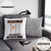 Halbschwager Kissen mit Füllung 40x40 Geschenk für Halbschwager Der Mann Der Alles Kann Geschenkidee zum Geburtstag (Grau) Grau Trendation